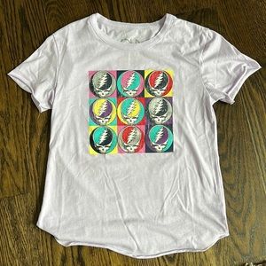 Chaser T-shirt lavender background